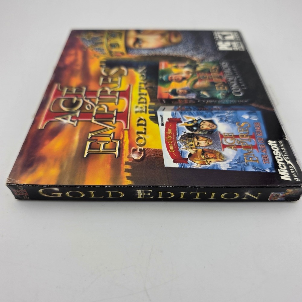Microsoft Age of Empires II Gold Edition PC Game CD-ROM Nostalgia GOOD 90s Pack - Picture 6 of 6